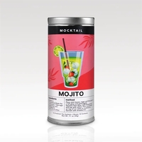 Sophisticated alcohol-free mocktails in tins with 10 silk pyramid...