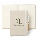 Eco Friendly Cotton Lined Journal with Pen