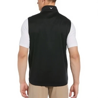 Callaway men's puffer vest with lightweight plainweave comfort for easy...