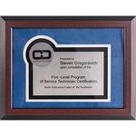 Rosewood Framed Award