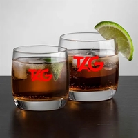 The Sandown Lead-Free Crystalline rocks glass features a lowball glass...