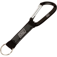 Key Tag Carabiner with Strap and PVC Patch