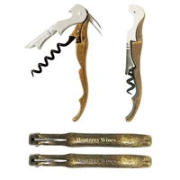 Premium classic waiter's corkscrew features an alloy-molded handle and hinged...