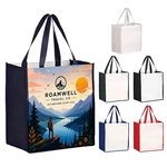 Avalon Full Color Laminated Shopper Tote