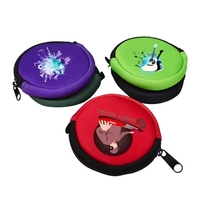 Round Zipper Neoprene Earbud Case