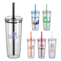 20 oz Recycled Acrylic Straw Tumbler... from ASI 36730 Ariel Premium Supply Inc