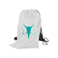 Super Hero Sport & Flag Draw String Back Pack With Cape