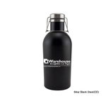 Black Steel Growler (Double Wall)