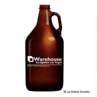 32 Oz Amber Growler
