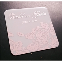 3" x 2" x .02" custom color-printed acrylic vehicle or refrigerator... from...