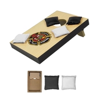 Desk cornhole bean bag toss game that fits on your desk... from ASI 57653...