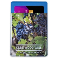 Cell phone wallet with front pocket and semi-removable adhesive on the......