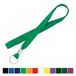 5/8" Flat Blank Lanyard (Split Ring)