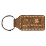 Laser Engraved Leatherette Key Tag