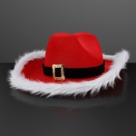 NON-Light Up Santa Cowboy Hat
