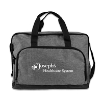 Heathered briefcase packed full of features and style while staying budget......