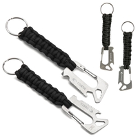 7-in-1 Basecamp® Peak carabiner multi-tool with a ruler, wrench, bottle...