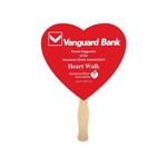 8" Heart Shape Hand Fan