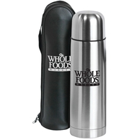 Bullet stainless steel vacuum bottle. Lid doubles as a serving cup.... from...