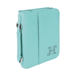 6 3/4"x9 1/4" Teal Leatherette Book/Bible Cover