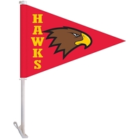 11.5" x 15" polyester car flag mounted on a plastic staff... from ASI 80228...