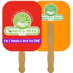 Rectangle Hand Fan Full Color (2 Sides) 9 x 7