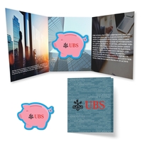 2.34" x 3.55" x .62" full-color promotional booklet with 3.75" cork... from...