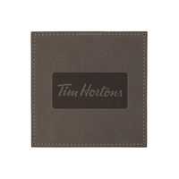 6" leather trivet made in the USA and available in multiple... from ASI 88060...