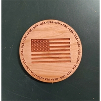 Coaster made of wood with the design of the design of... from ASI 92531...