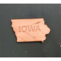 Magnet made of wood featuring the design of the state of... from ASI 92531...