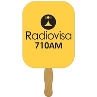 Rectangle Hand Fan 9" x 7"