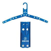 Blue Metal Foldable Travel Hanger