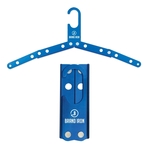 Blue Metal Foldable Travel Hanger