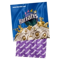 6" x 6" microfiber cleaning cloth with petal edge.... from ASI 90807 Tekweld