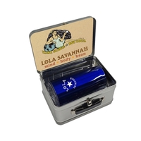 Retro-styled 8" x 6" lunchbox with 6.75" x 3.415" 20-ounce stainless... from...