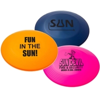 Made in the USA, 9 1/4" vibrant and durable flying discs... from ASI 38120...