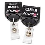 Cancer Warrior B-Reel™ Plastic Badge Reel