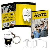 Tek Booklet with Dental Floss Keychain