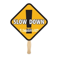 Rd Diamond shaped full color sandwiched style hand fans.... from ASI 93520...