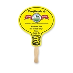 Full Color Lightbulb Shape Sandwich Fan