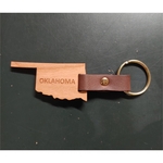 2" - Oklahoma Hardwood Keychains