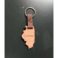 Keychain made of wood measuring 2" and in the shape of... from ASI 92531...