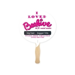 Full Color Bubble Shape Sandwich Fan