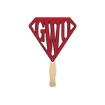 Full Color Gem Shape Sandwich Fan