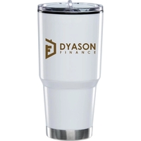 24 oz. plastic double-walled tumbler with push open sliding lid.... from ASI...