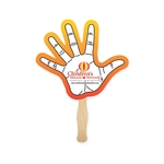 Full Color Hand Shape Sandwich Fan