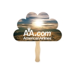 Full Color Peacock Shape Sandwich Fan