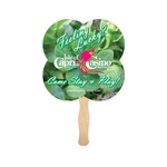 Full Color Clover 2 Shape Sandwich Fan