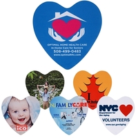 HEART SHAPED MICROFIBER CLEANING CLOTH... from ASI 30208 A P Specialties / AP...