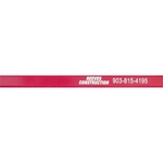 Carpenter pencil with red lead, imprinted 2 sides